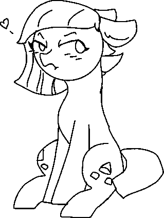 Nootaz, Blushing, Commission, Heart, Limestone Pie, - Bond Street Station (319x424), Png Download