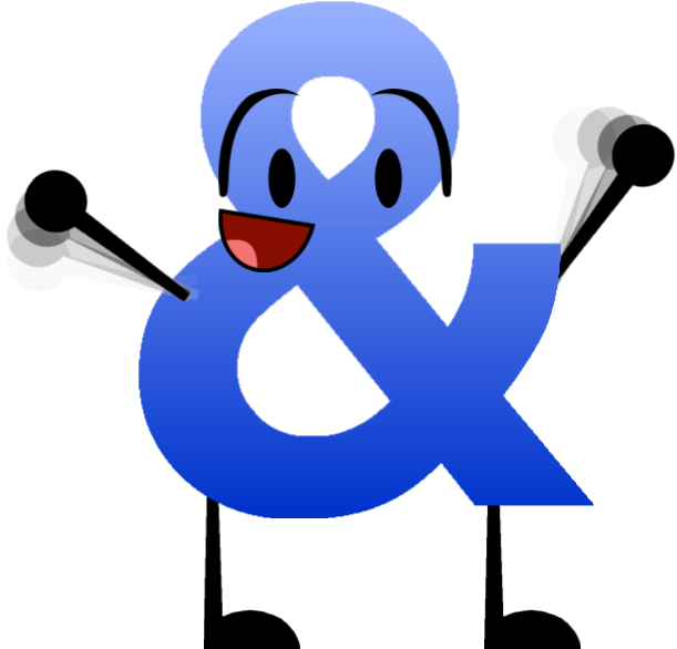Ampersand Pose (662x611), Png Download