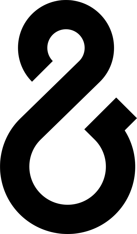 Ampersand And Comments - Ampersan Icon (572x980), Png Download
