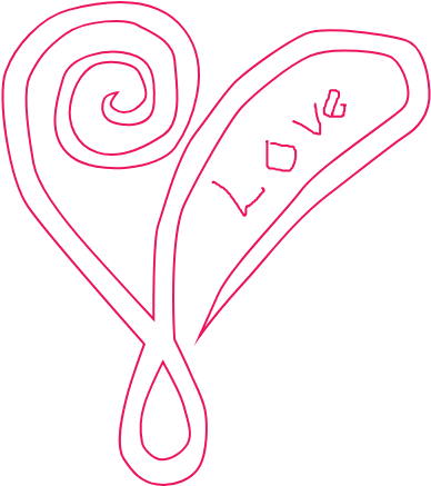 Random Hearts Loves - Sketch (600x600), Png Download