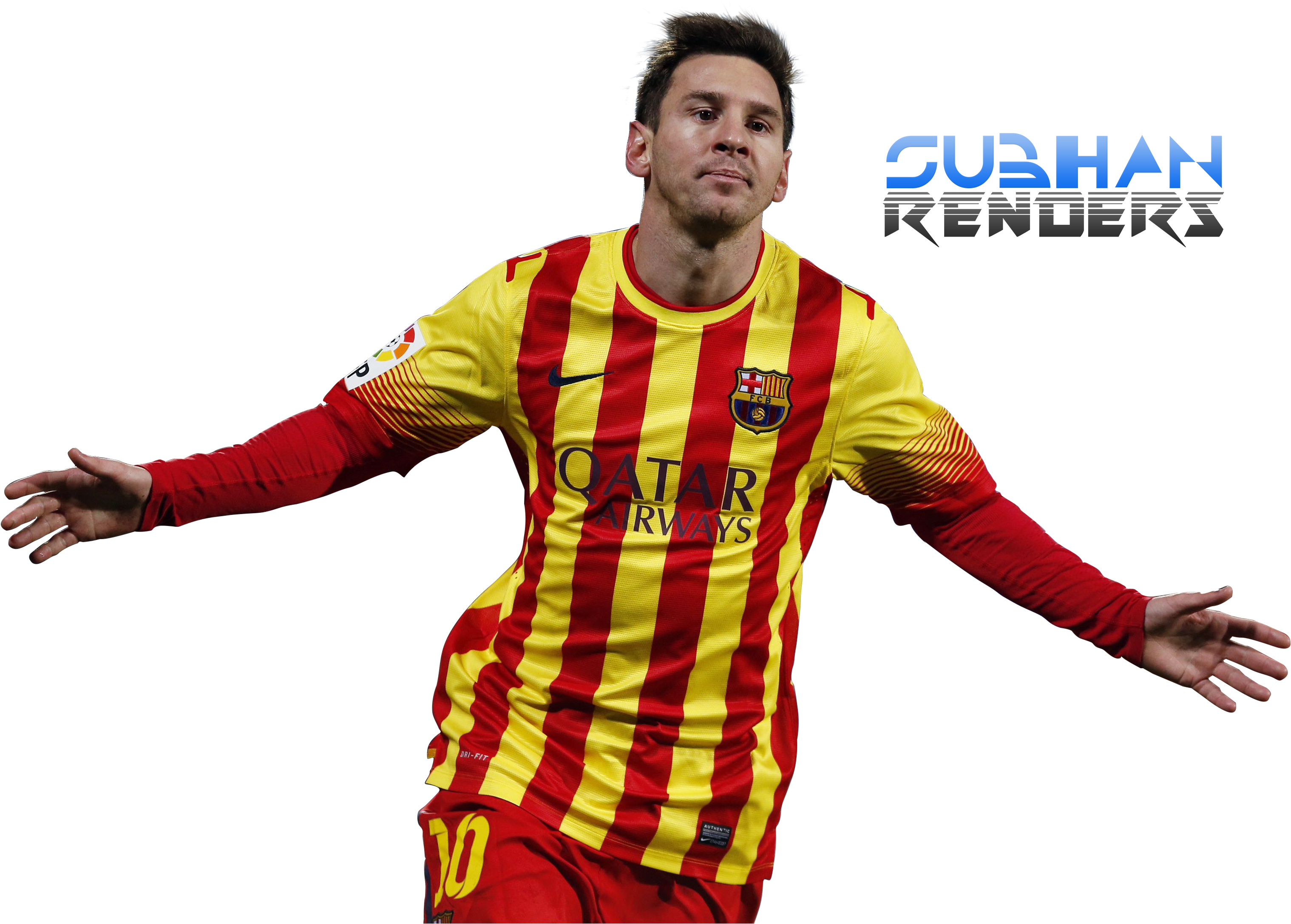 Renders Hd Messi (3500x2244), Png Download