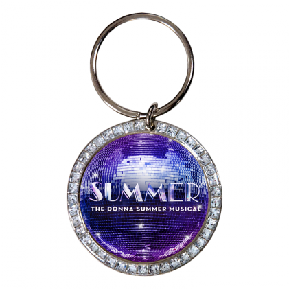 Gem Round Keytag Vibraprint W/ Split Ring (545x420), Png Download