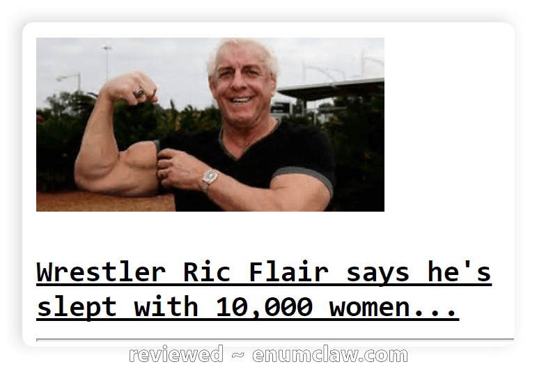 Ric Flair Halle Berry (771x530), Png Download