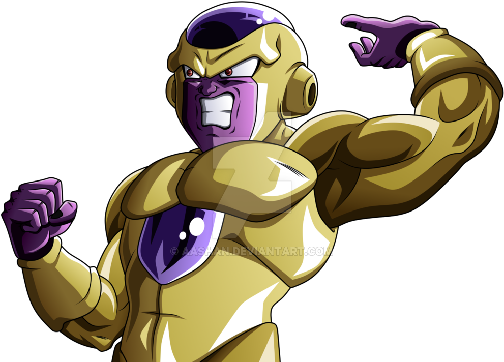 Clip Library Stock Golden By Aashananimeart On - Golden Frieza Png (1024x735), Png Download