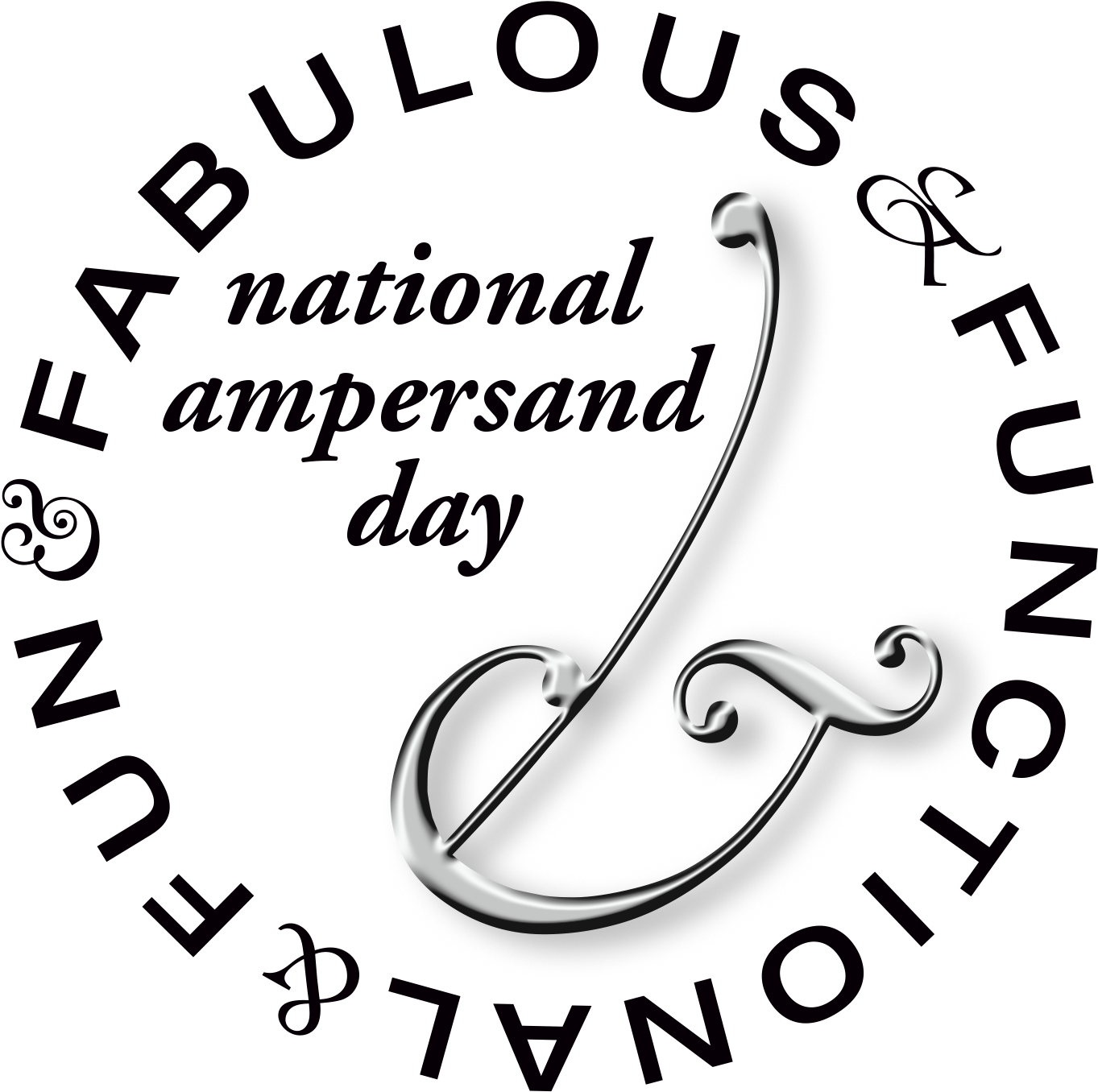 National Ampersand Day Logo - National Ampersand Day (1400x1400), Png Download