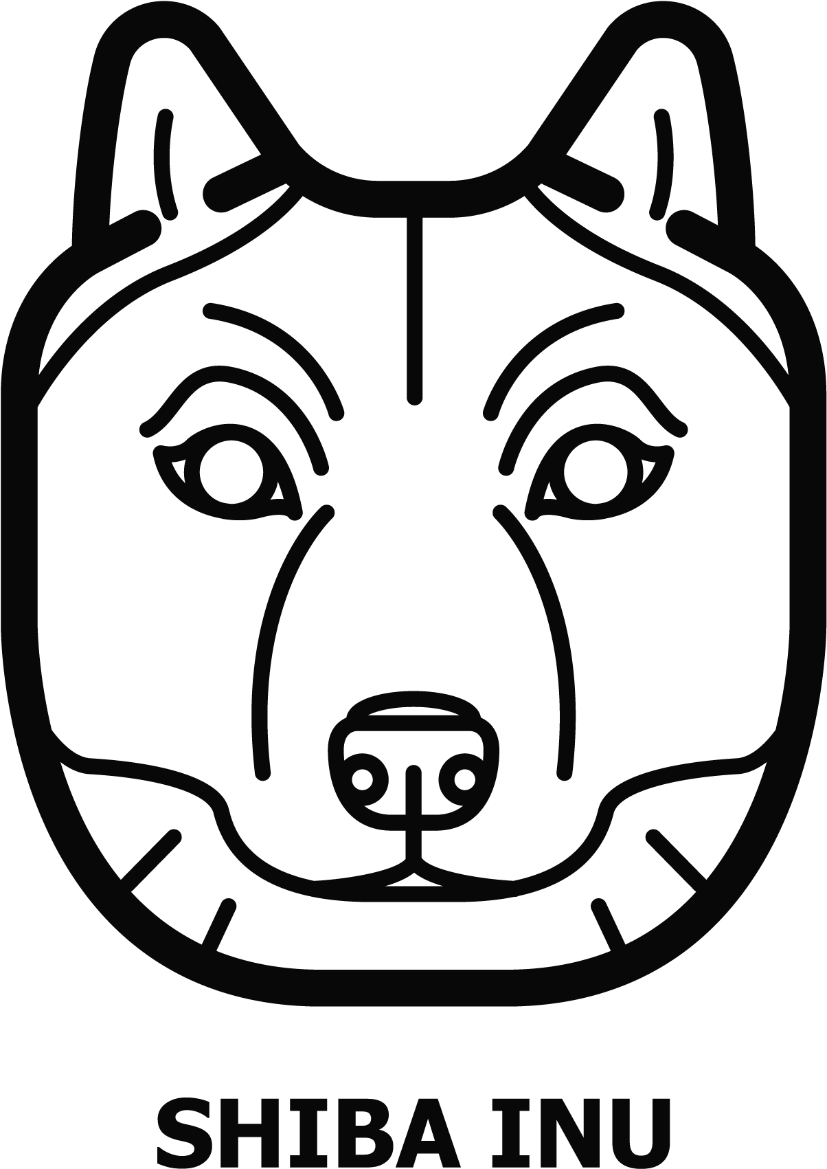 A Deeper Look Into The Cost Of A Shiba Inu - Dog (2480x2480), Png Download