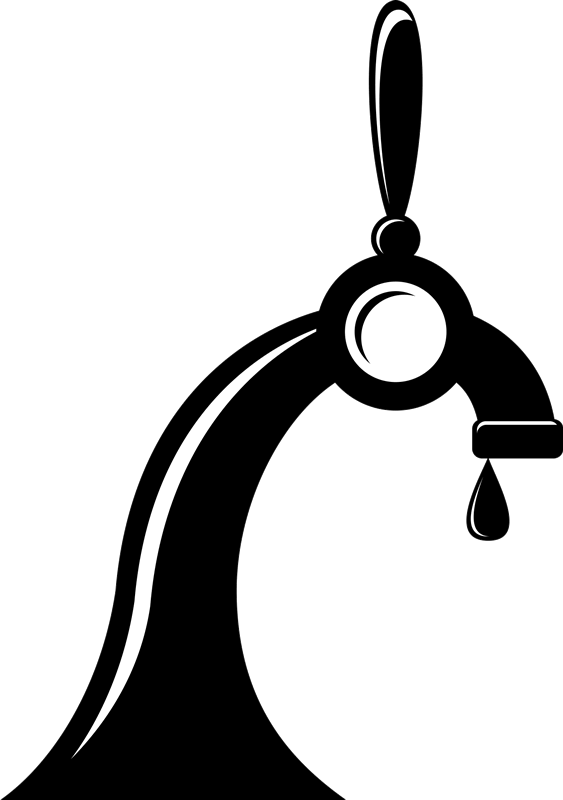 Tall Beer Tap Rubber Stamp - Beer Icons (563x800), Png Download