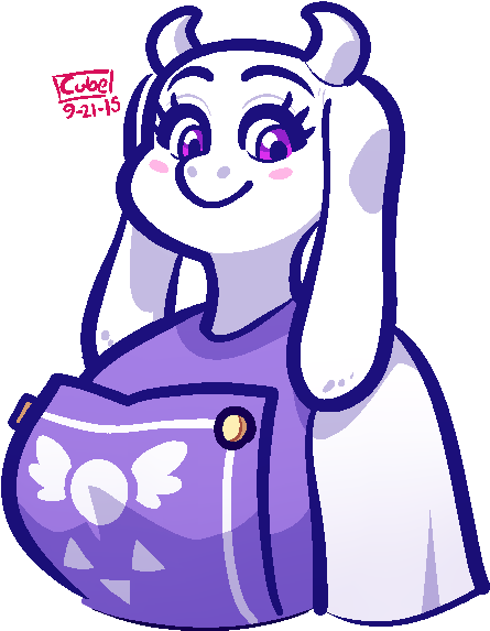 Toriel By Cubesona On Deviantart - Undertale Cubesona (454x605), Png Download