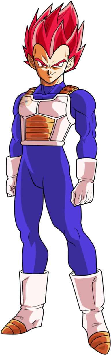 Death Battle Fanon Wiki - Vegetto Super Saiyan God (400x1241), Png Download