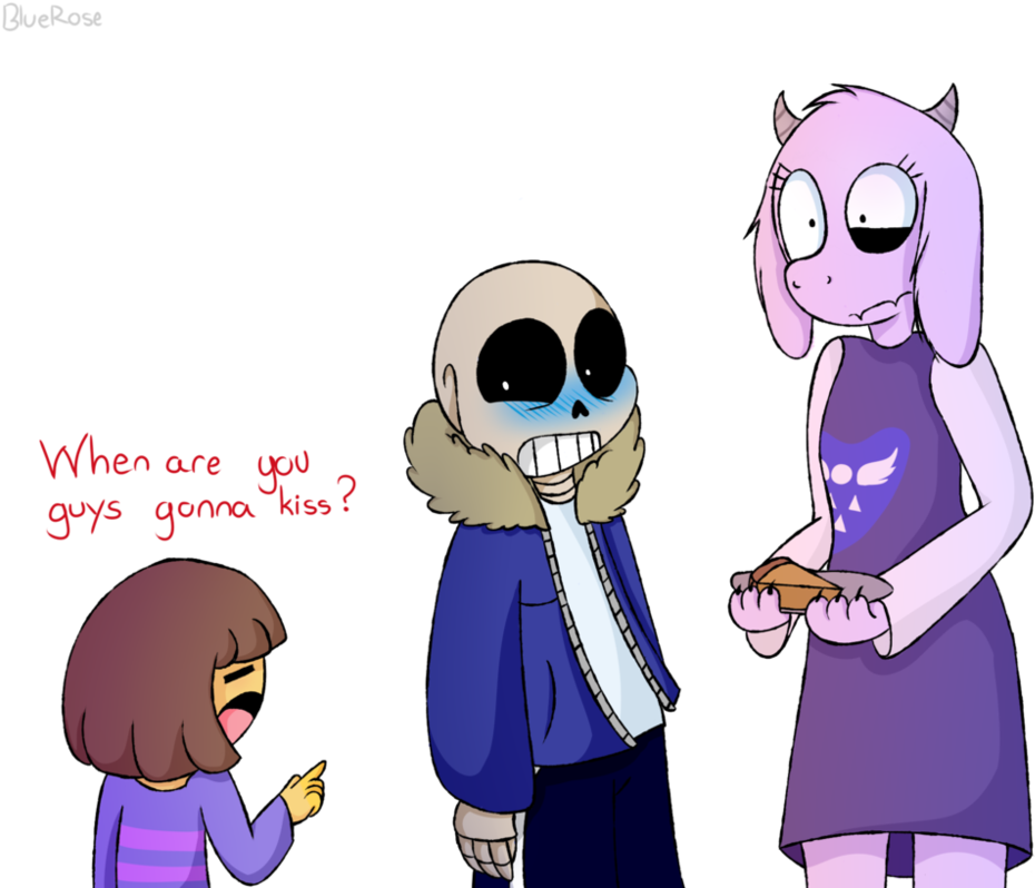 My Nephew's Result My Result(sans) And Kat's Result(toriel - Littletale Sans X Toriel (1000x799), Png Download