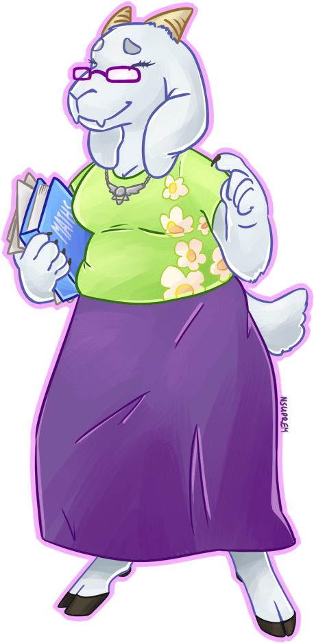Teacher Toriel (600x1010), Png Download