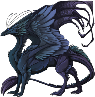 16920691 350 - Sebastian Michaelis As A Dragon (350x350), Png Download