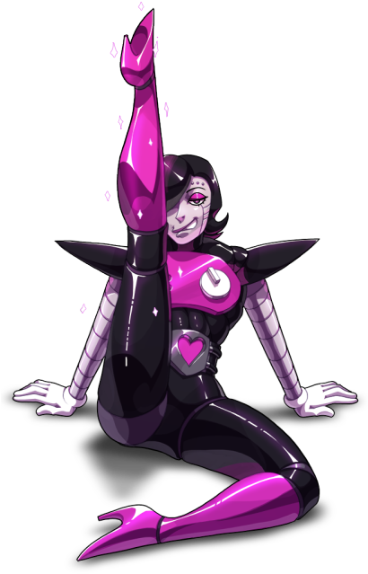 Ex - - Mettaton Leg Pose (409x750), Png Download