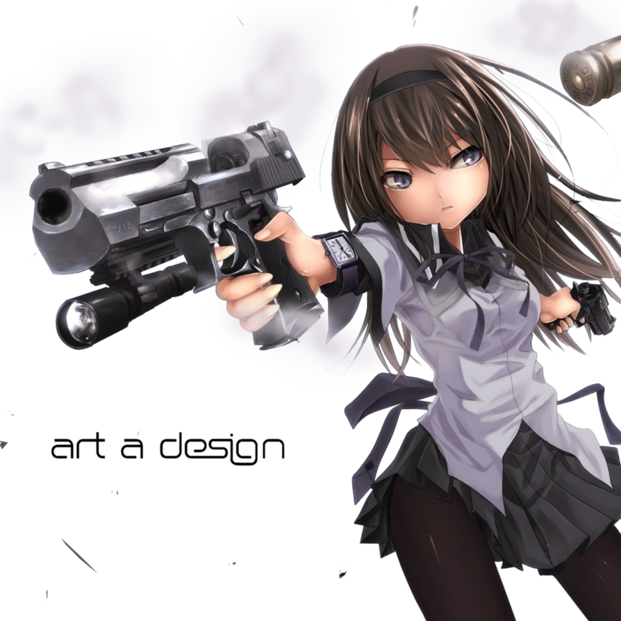 Anime Gun Png - Anime Guns (894x894), Png Download