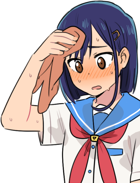 67517073 - >> - Flip Flappers Cocona Sweat (500x646), Png Download