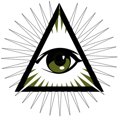 Illuminati Knob Sticker - Illuminati Stickers (500x500), Png Download