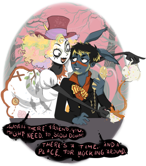 Clock Alice In Wonderland Doodle Transparent Padlock - Don T Hug Me I M Scared Tickle (500x560), Png Download