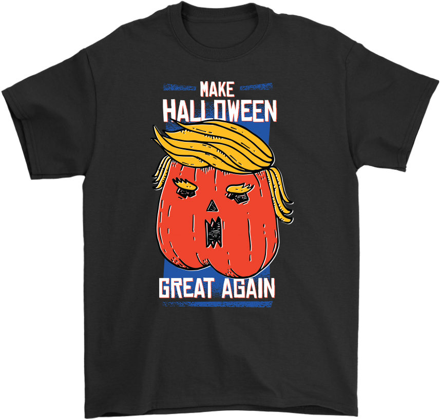 Make Halloween Great Again Trumpkin Pumpkin Scary T-shirt - Have Trust Issues Fortnite (1024x1024), Png Download