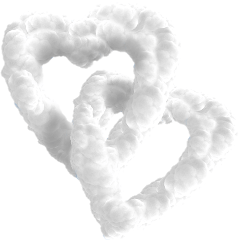 Clouds Hearts Heart Cloud Vape Love - Vape Cloud Heart (505x503), Png Download