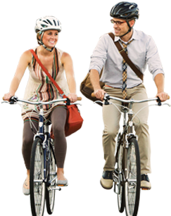 Person On Bike Png Png Royalty Free Library - Bicycle (400x400), Png Download