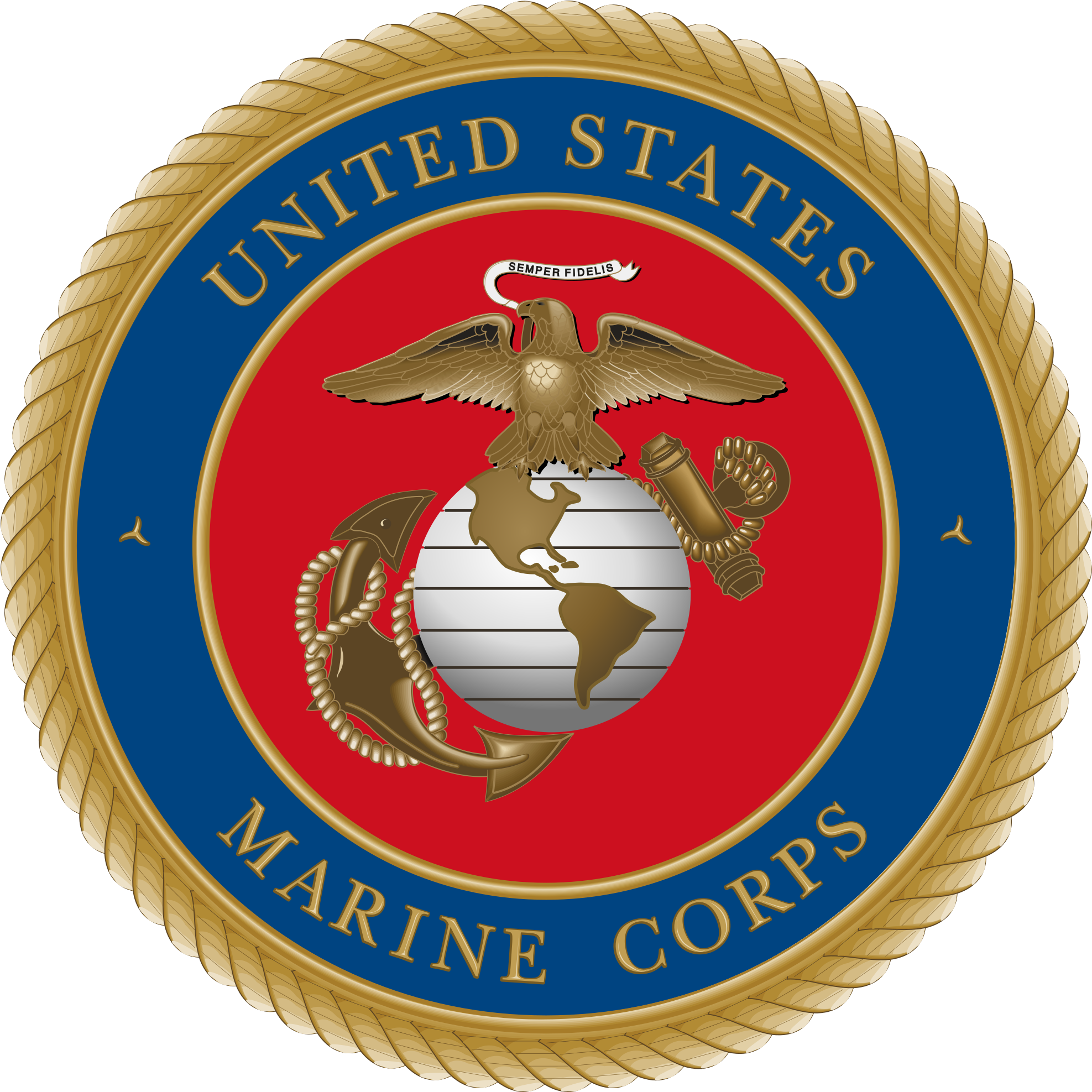 Marine Clipart Navy Anchor Pencil And In Color - United States Marine Corps (2000x2000), Png Download