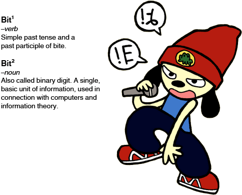 Bit By Bit - Parappa The Rapper (486x400), Png Download