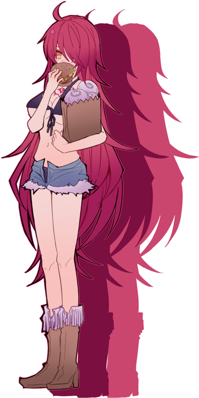 Azusa - 1 Bit Heart Akitaka (479x804), Png Download