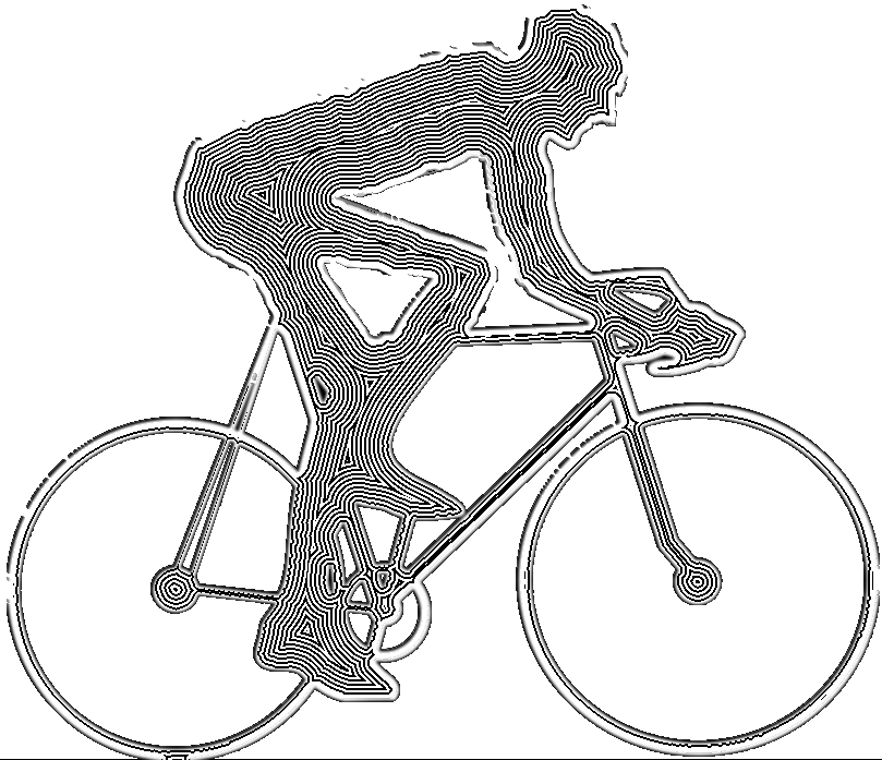 Image - Hybrid Bicycle (809x697), Png Download