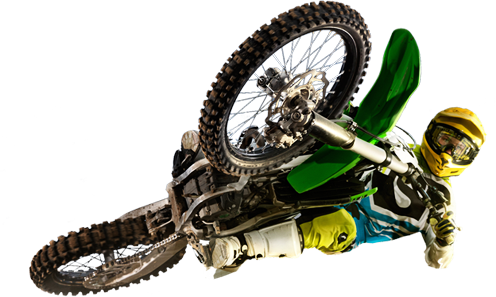 Obraz Na Płótnie Motocyklista Sport Pa45x80-2854 (496x297), Png Download