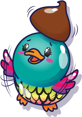 Pikmi Pops Surprise Season 2 List Of Characters Kazoo - Duck (576x476), Png Download