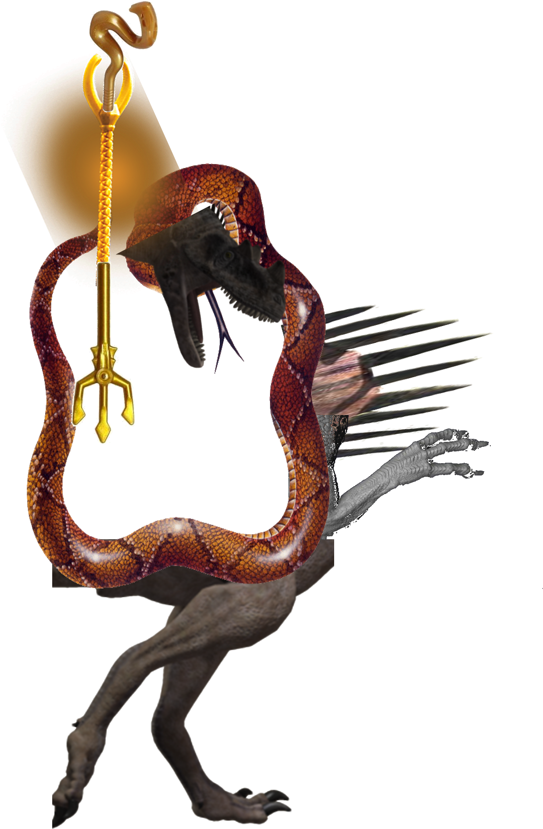 Snakus Supreme - Snake (1237x1799), Png Download