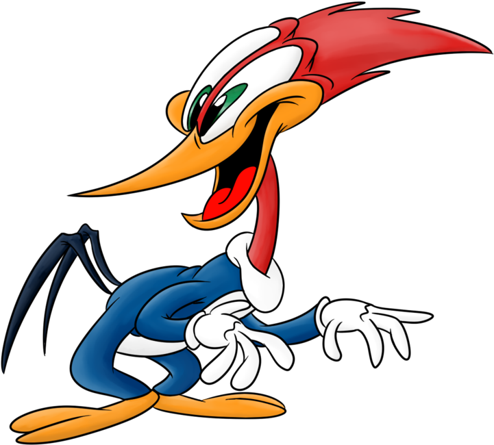 Woody Woodpecker Looks Shocked - Woody Woodpecker Png (1024x768), Png Download