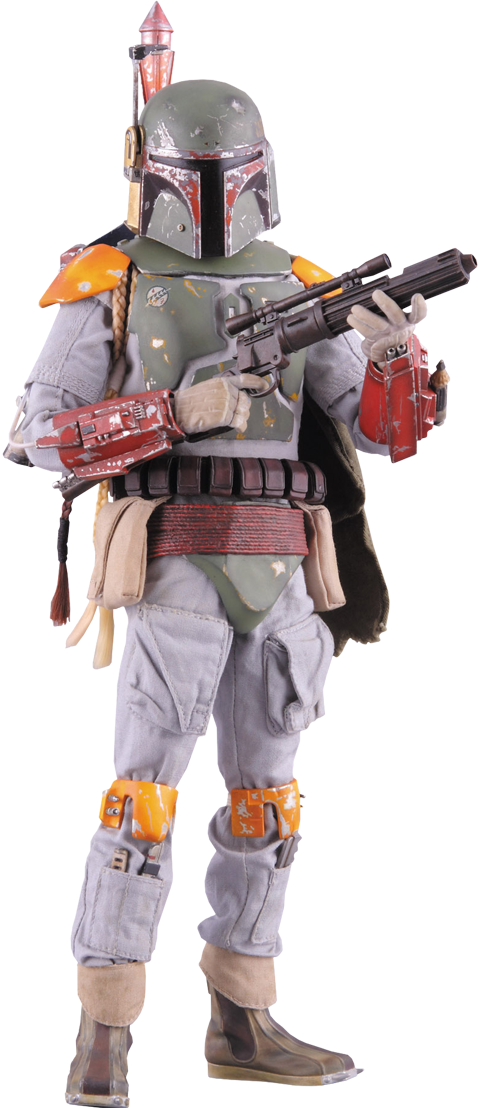 Boba Fett Rotj - Star Wars Boba Fett Render (480x1108), Png Download