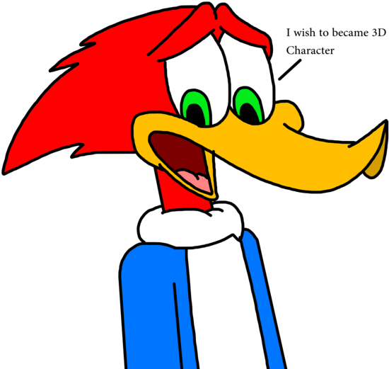 Wants To Became D Character By Marcospower - Woody Woodpecker (894x894), Png Download