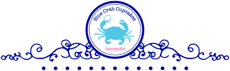 Blue Crab Cupcakes (740x231), Png Download