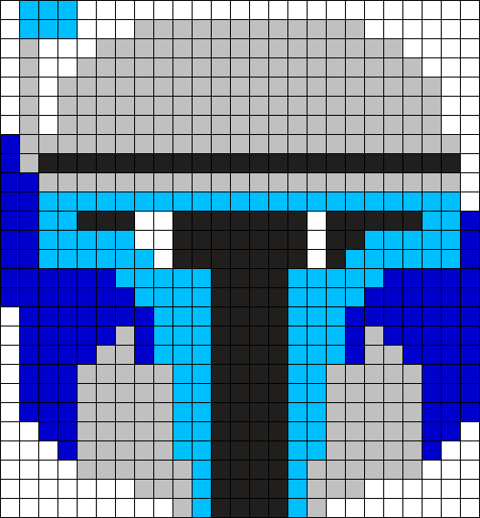 Jango Fett Perler Bead Pattern / Bead Sprite - Jango Fett Perler Beads (526x568), Png Download