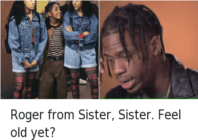 Growing Up, Roger, And Sister, Sister - Roger From Sister Sister 2017 (400x300), Png Download