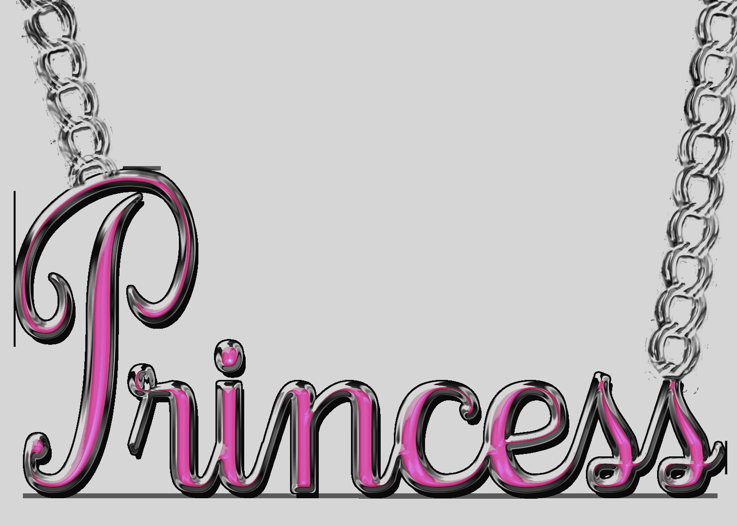 Clip Art Word Princess Necklace Png By Princessdawn755 (1512x1080), Png Download
