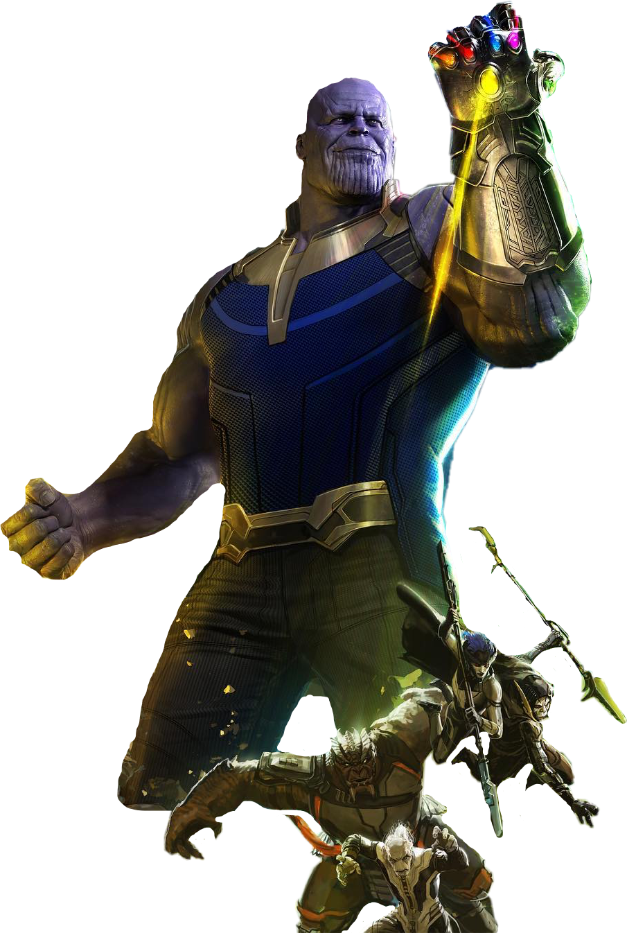 Avengers Infinity War Thanos Png - Thanos Infinity War Outfit (905x1346), Png Download