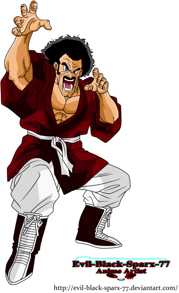 Hercules Satan Png Vector Free Stock - Mr Satan Dragon Ball Png (769x1038), Png Download