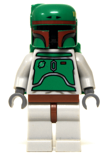Lego Star Wars Minifigure - Lego Boba Fett 2000 Minifigure (518x518), Png Download