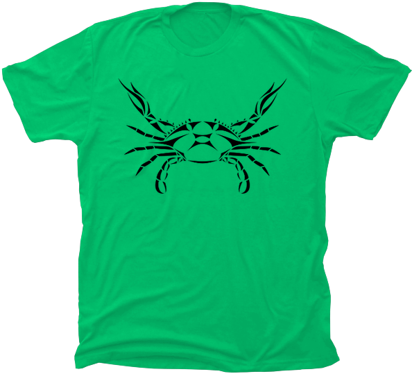 Blue Crab T-shirt - Shirt (650x582), Png Download
