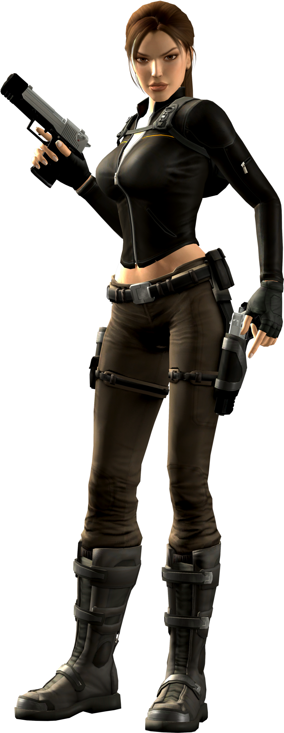 Lara Croft - Lara Croft Underworld Png (1024x2413), Png Download