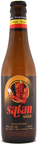 Satan Gold 33cl - Brouwerij De Block Satan Gold Pale Ale Beer (500x500), Png Download