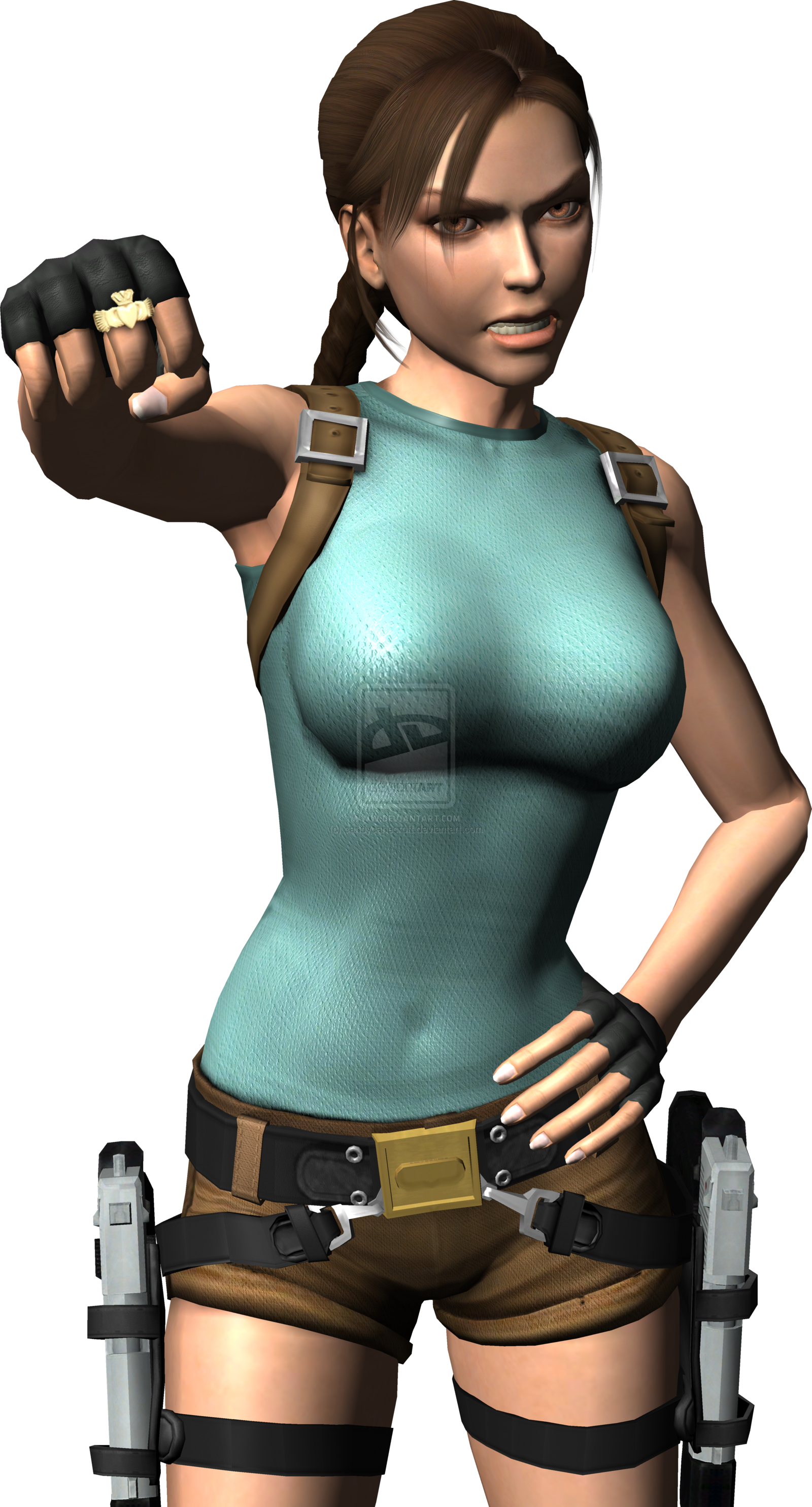 Lara Croft Strip (1600x2968), Png Download