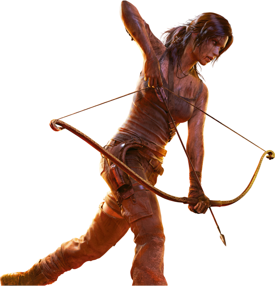 Lara Croft - Tomb Raider 2013 Png (877x911), Png Download