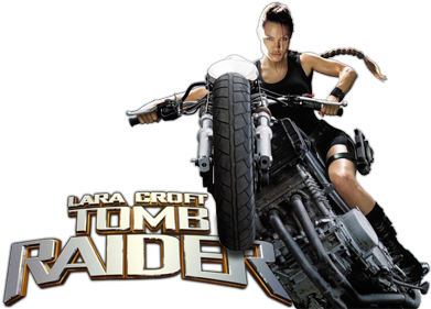Tomb Raider Movie Image With Logo And Character - Lara Croft Tomb Raider Movie Png (500x281), Png Download
