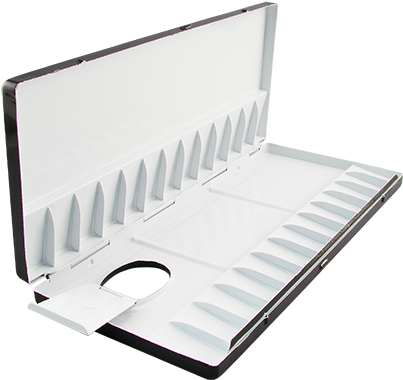 Holbein Metal Palette No - Watercolor Painting (550x400), Png Download