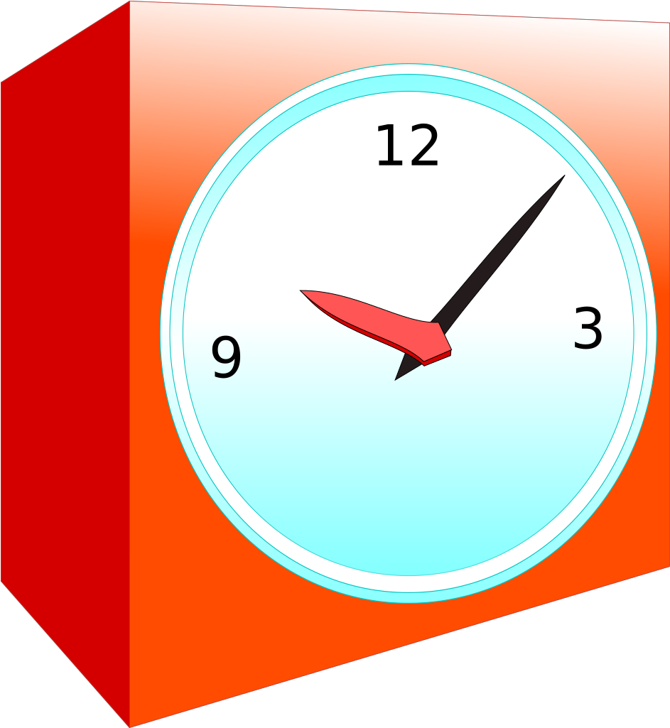 Clock, Hands - Alarm Clock Clip Art (552x600), Png Download