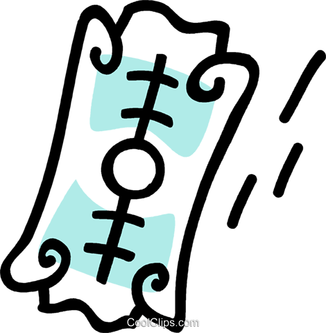 Razor Blade Royalty Free Vector Clip Art Illustration - Blade (470x480), Png Download